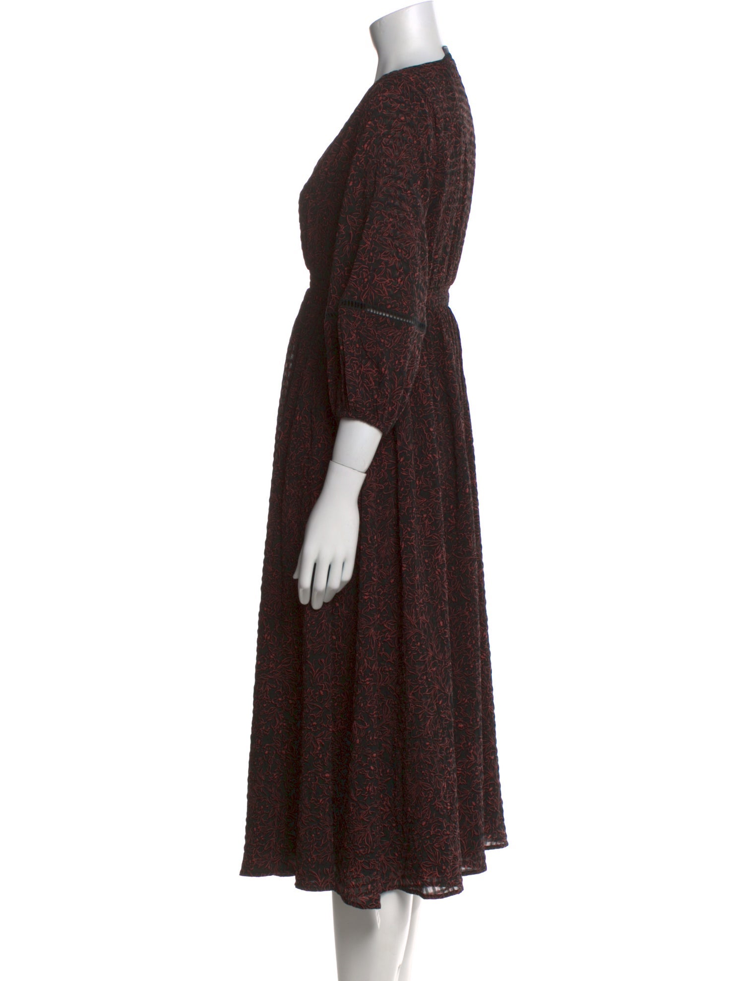 Hatch Printed Midi Length Dress w/ Tags