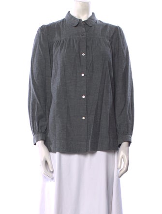 Hatch Long Sleeve Button-Up Top