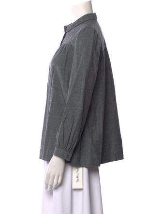 Hatch Long Sleeve Button-Up Top