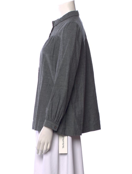 Hatch Long Sleeve Button-Up Top