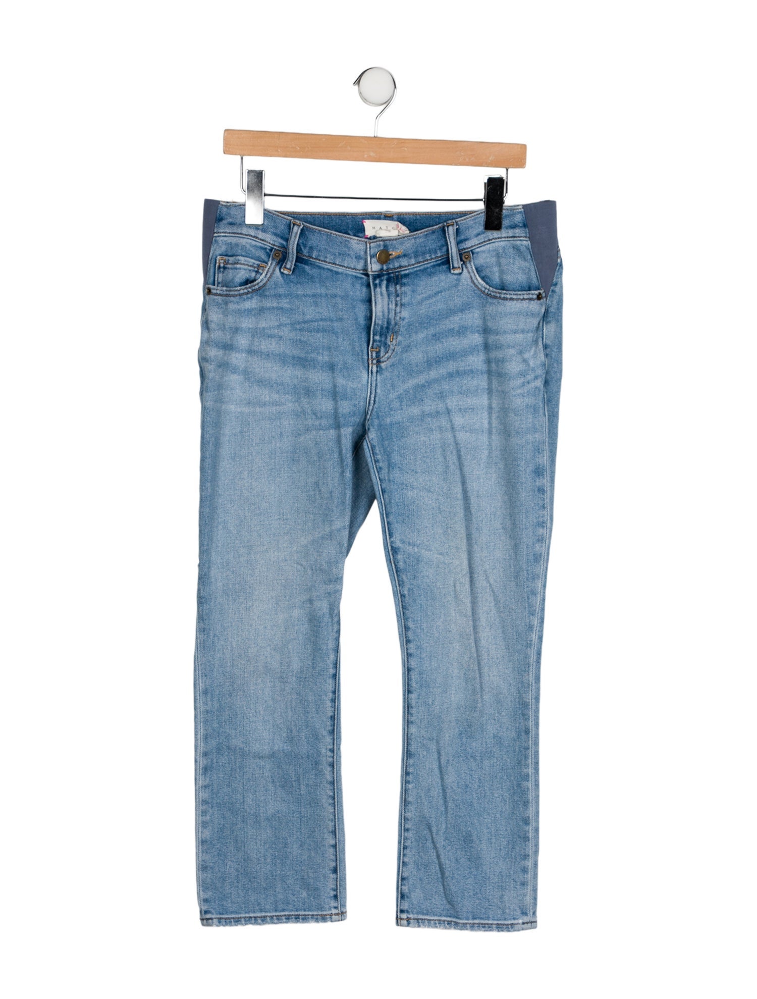 Hatch Mid-Rise Straight Leg Jeans