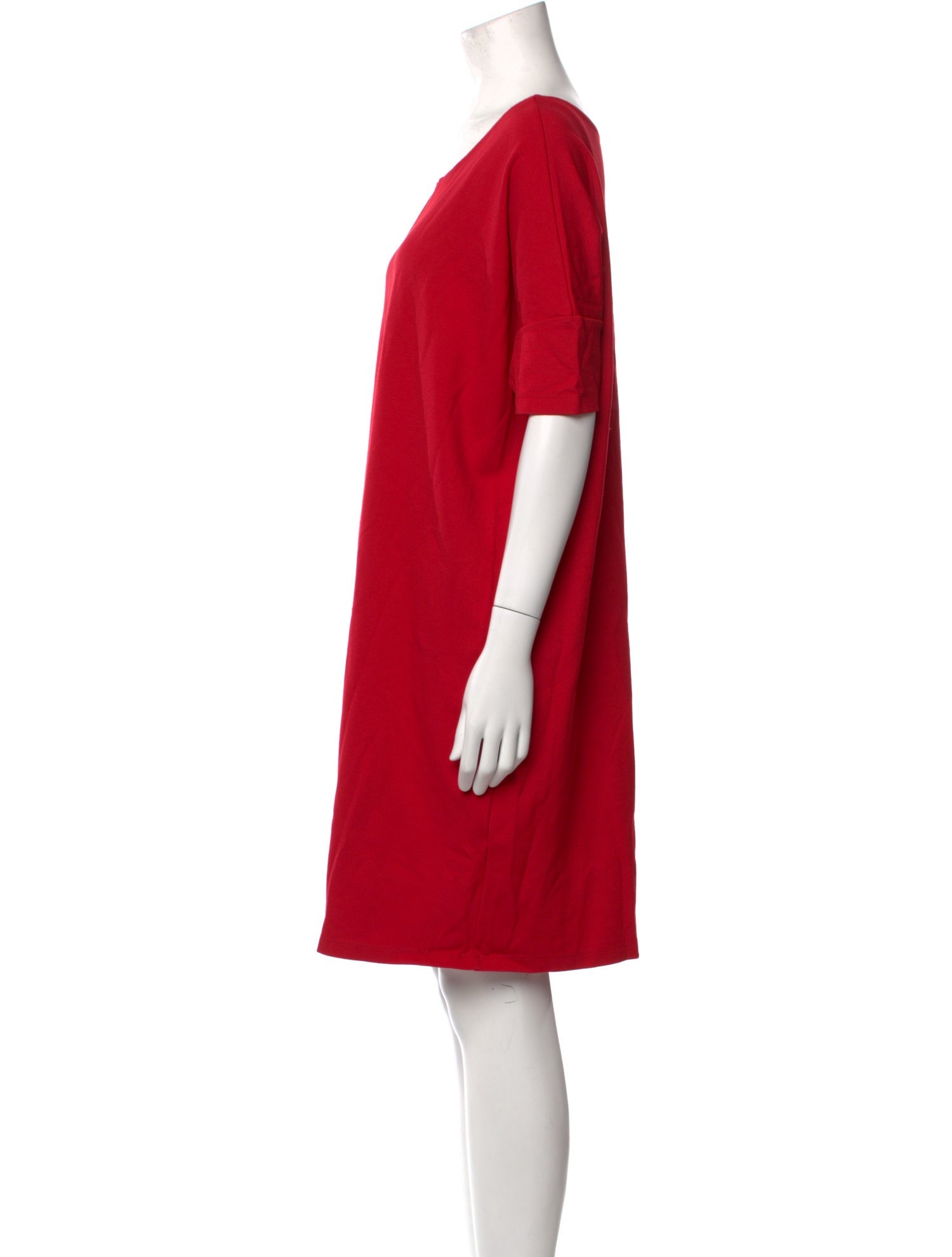 Hatch Scoop Neck Knee-Length Dress