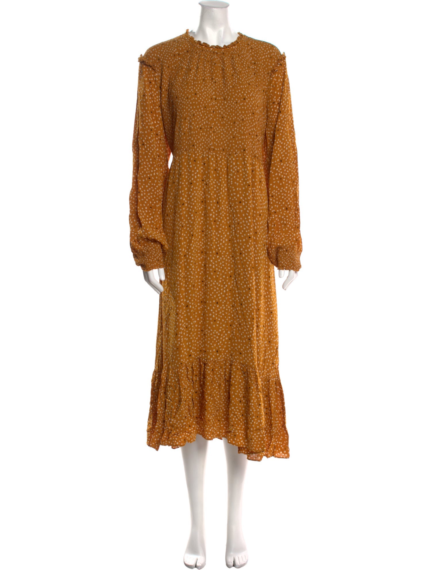 Hatch Printed Midi Length Dress