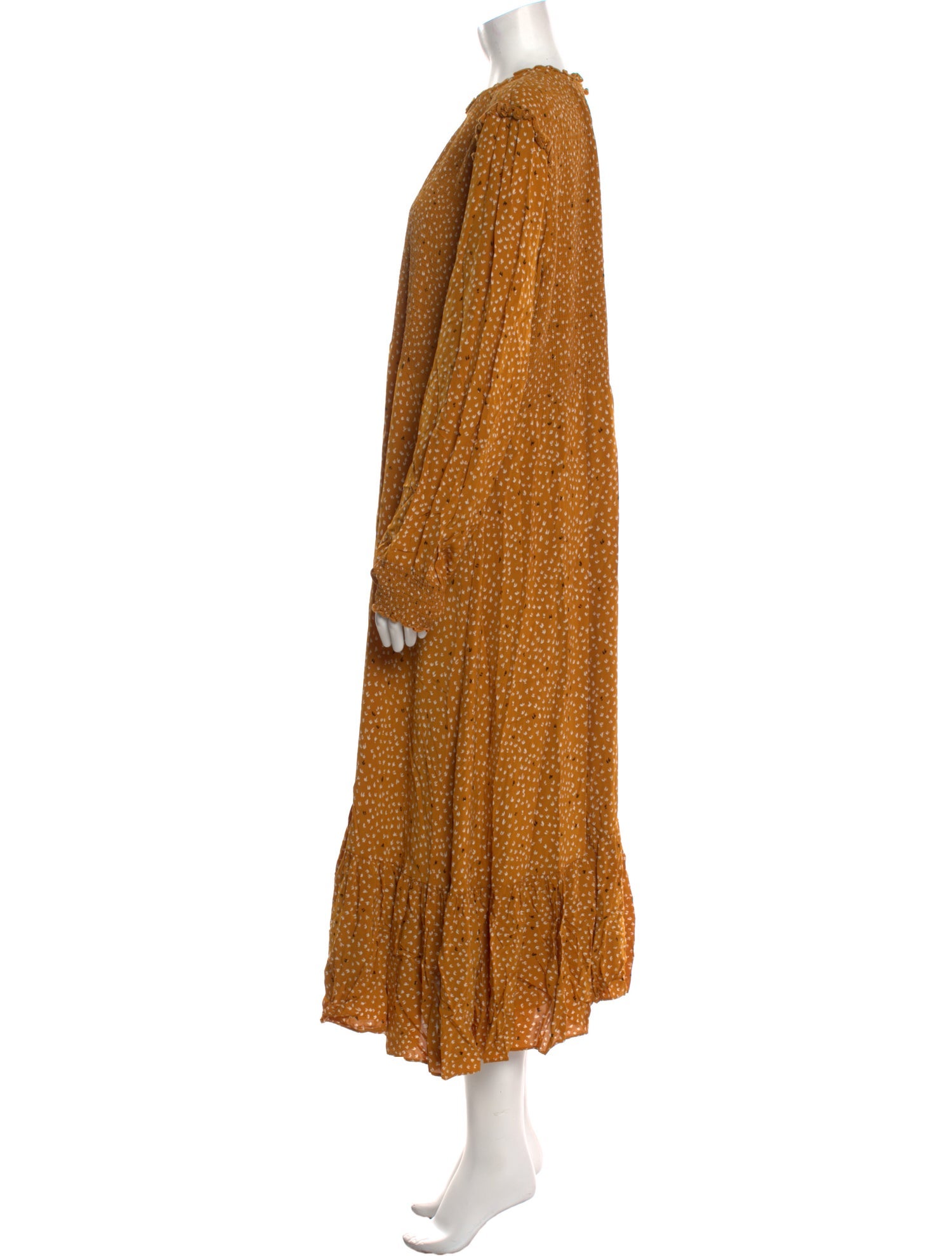 Hatch Printed Midi Length Dress