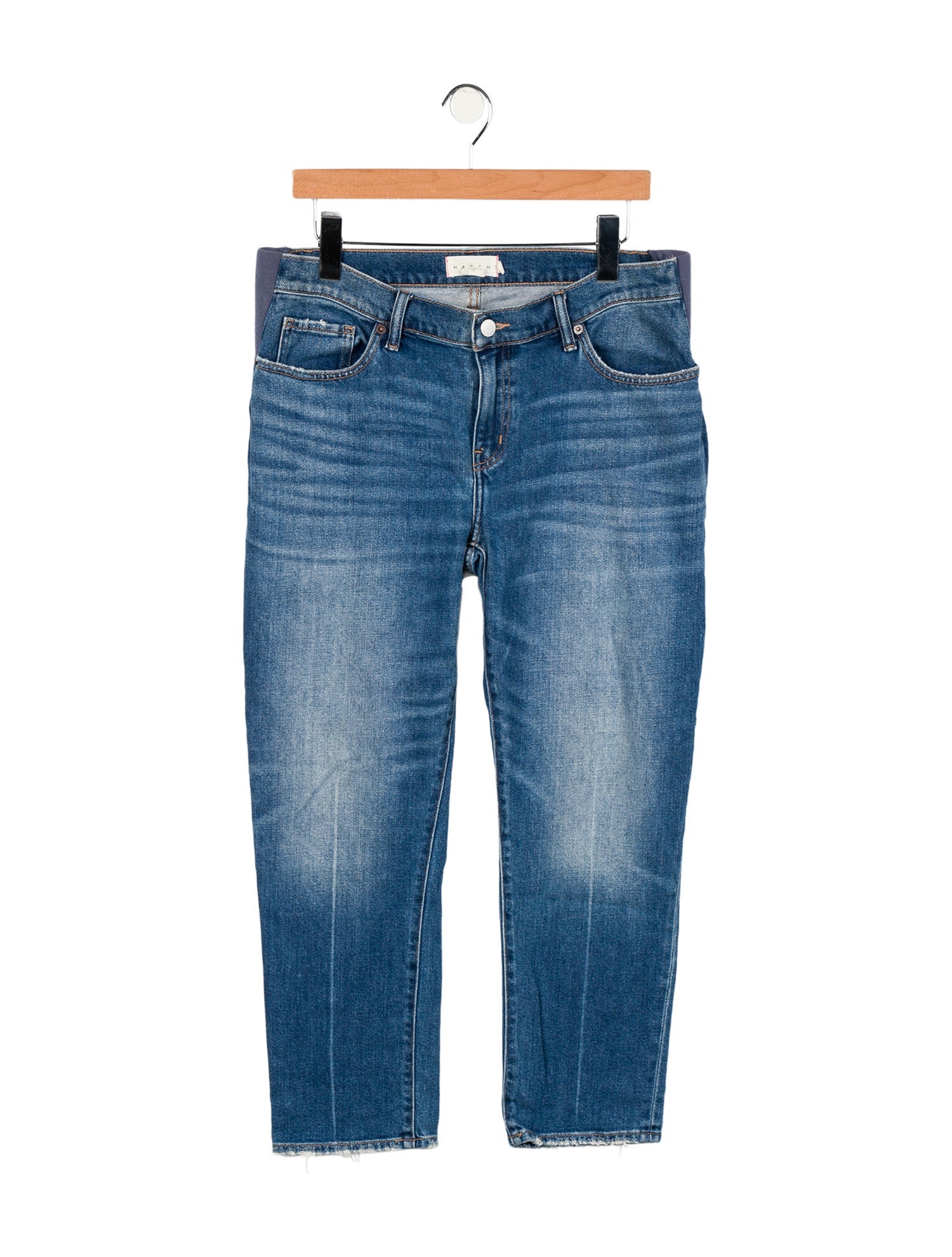 Hatch Mid-Rise Straight Leg Jeans