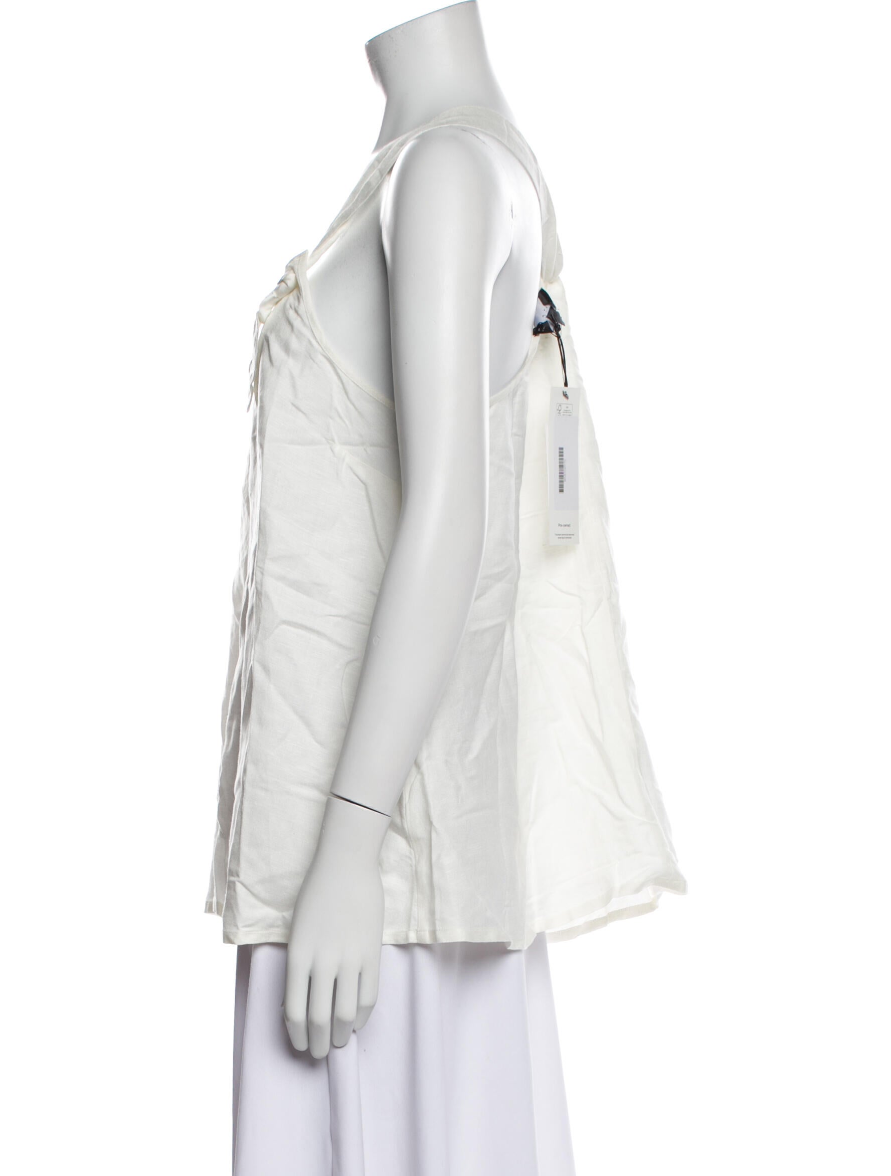 Hatch Linen V-Neck Top w/ Tags