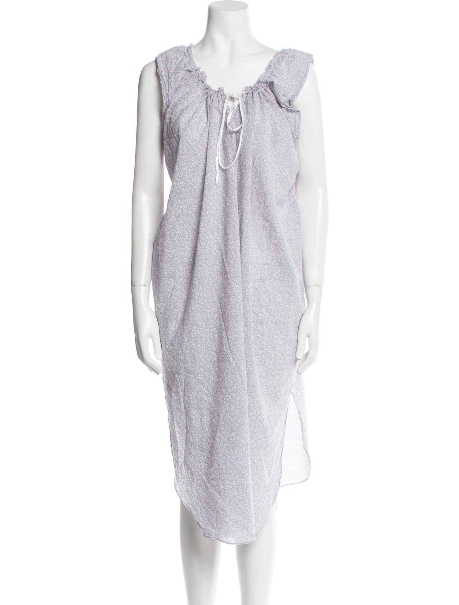 Hatch Scoop Neck Long Dress