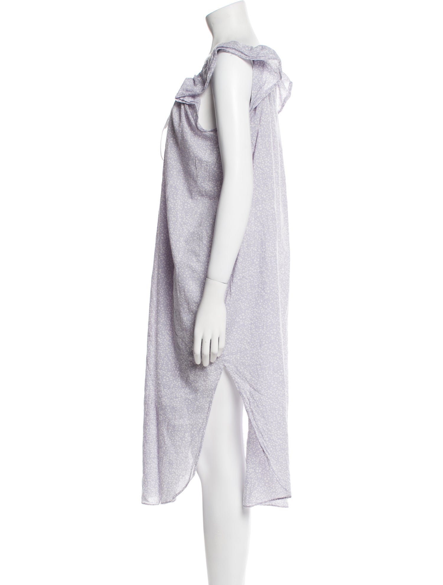 Hatch Scoop Neck Long Dress