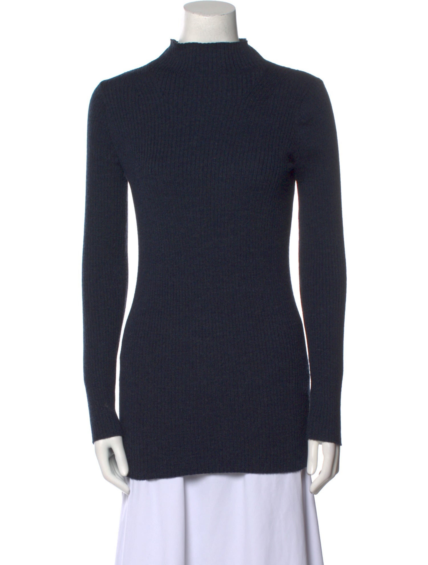 Hatch Merino Wool Mock Neck Sweater