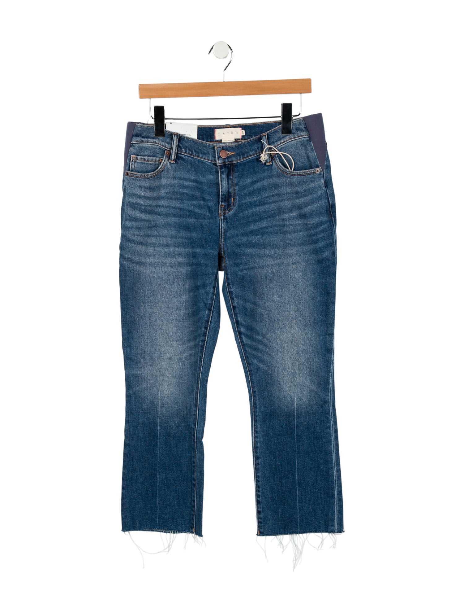 Hatch Mid-Rise Straight Leg Jeans