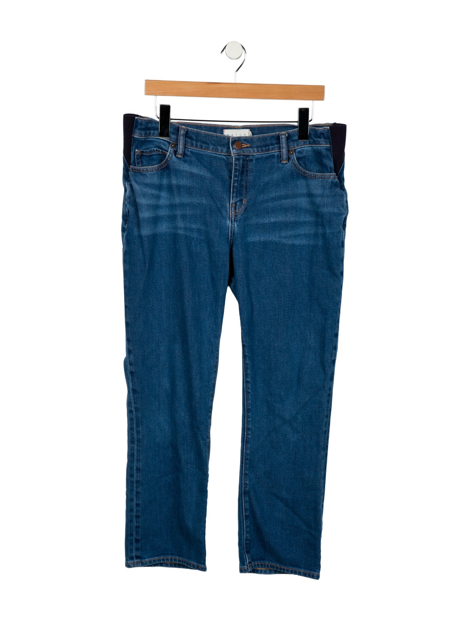 Hatch Mid-Rise Straight Leg Jeans