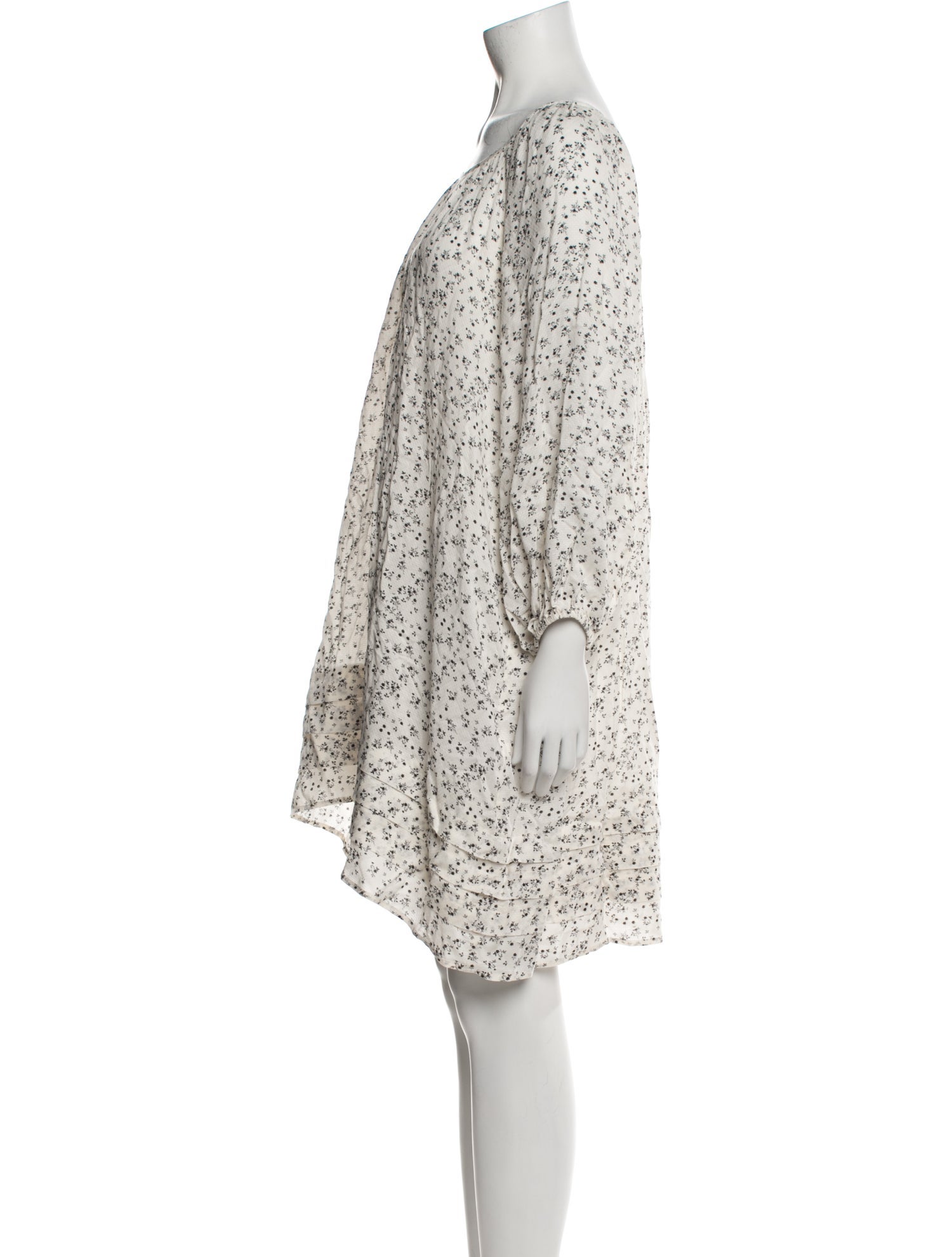 Hatch Floral Print Mini Dress