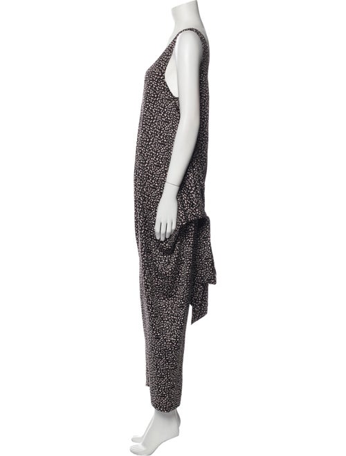 Hatch Printed Scoop Neck Jumpsuit