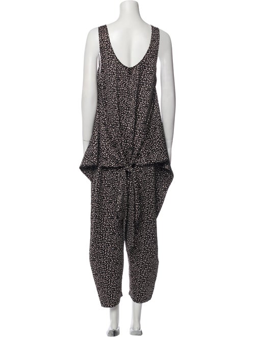 Hatch Printed Scoop Neck Jumpsuit