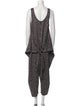 Hatch Printed Scoop Neck Jumpsuit
