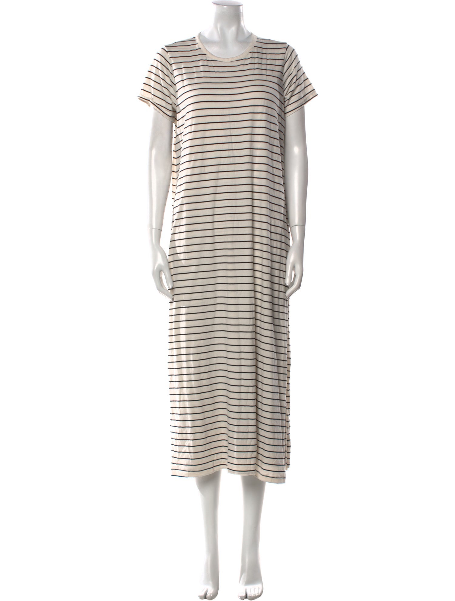 Hatch Striped Long Dress