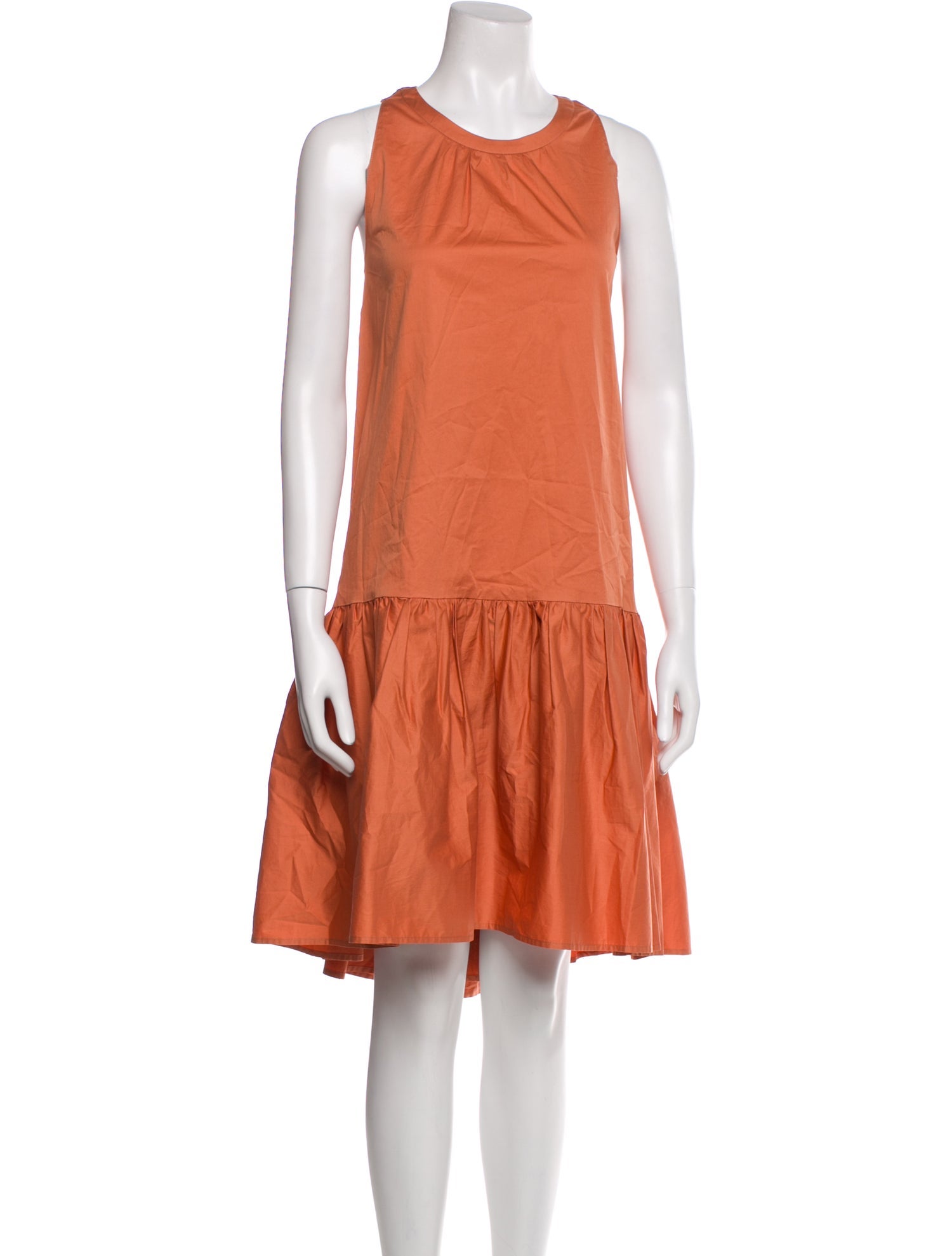 Hatch Crew Neck Knee-Length Dress