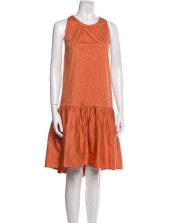 Hatch Crew Neck Knee-Length Dress