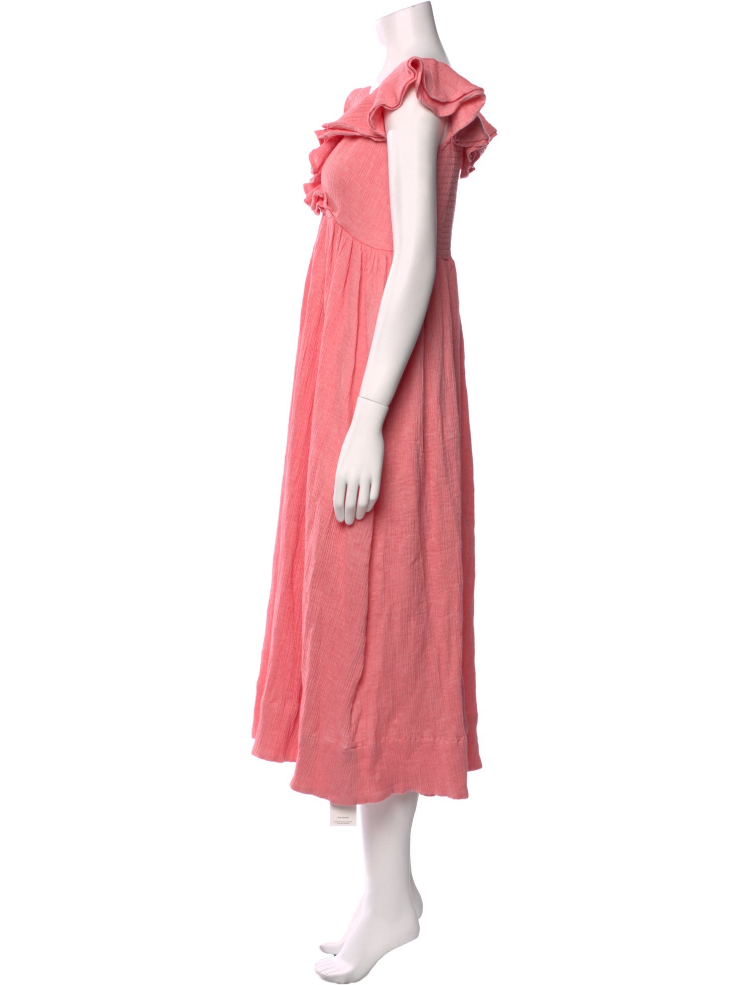 Hatch V-Neck Midi Length Dress w/ Tags