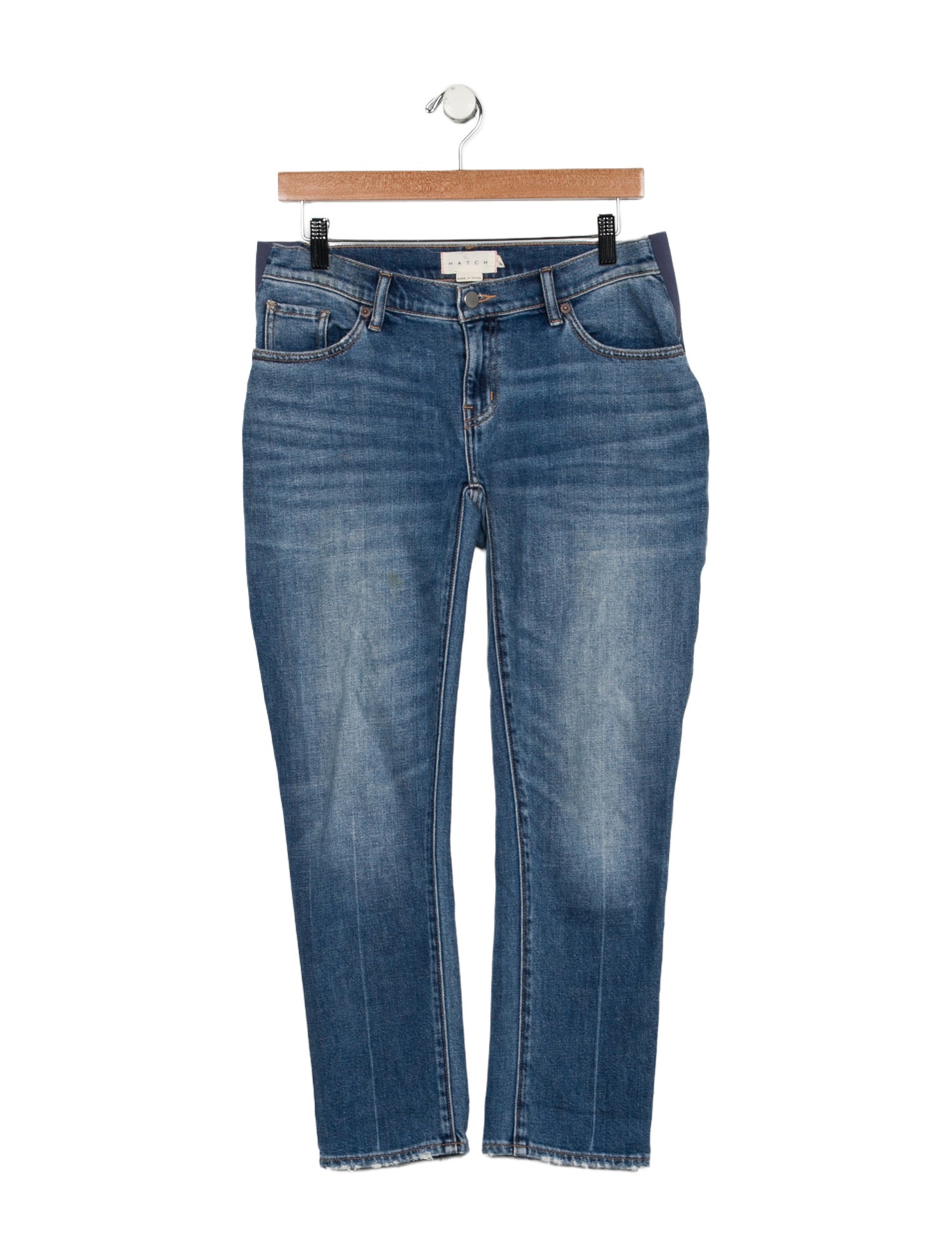 Hatch Low-Rise Straight Leg Jeans