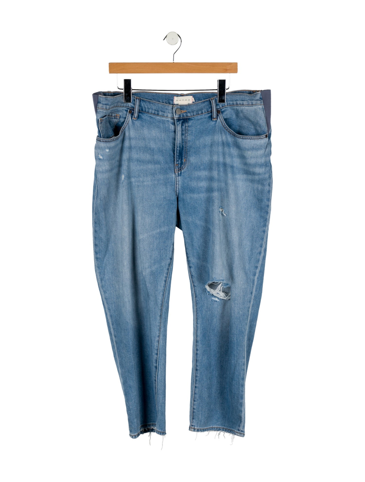 Hatch Mid-Rise Straight Leg Jeans