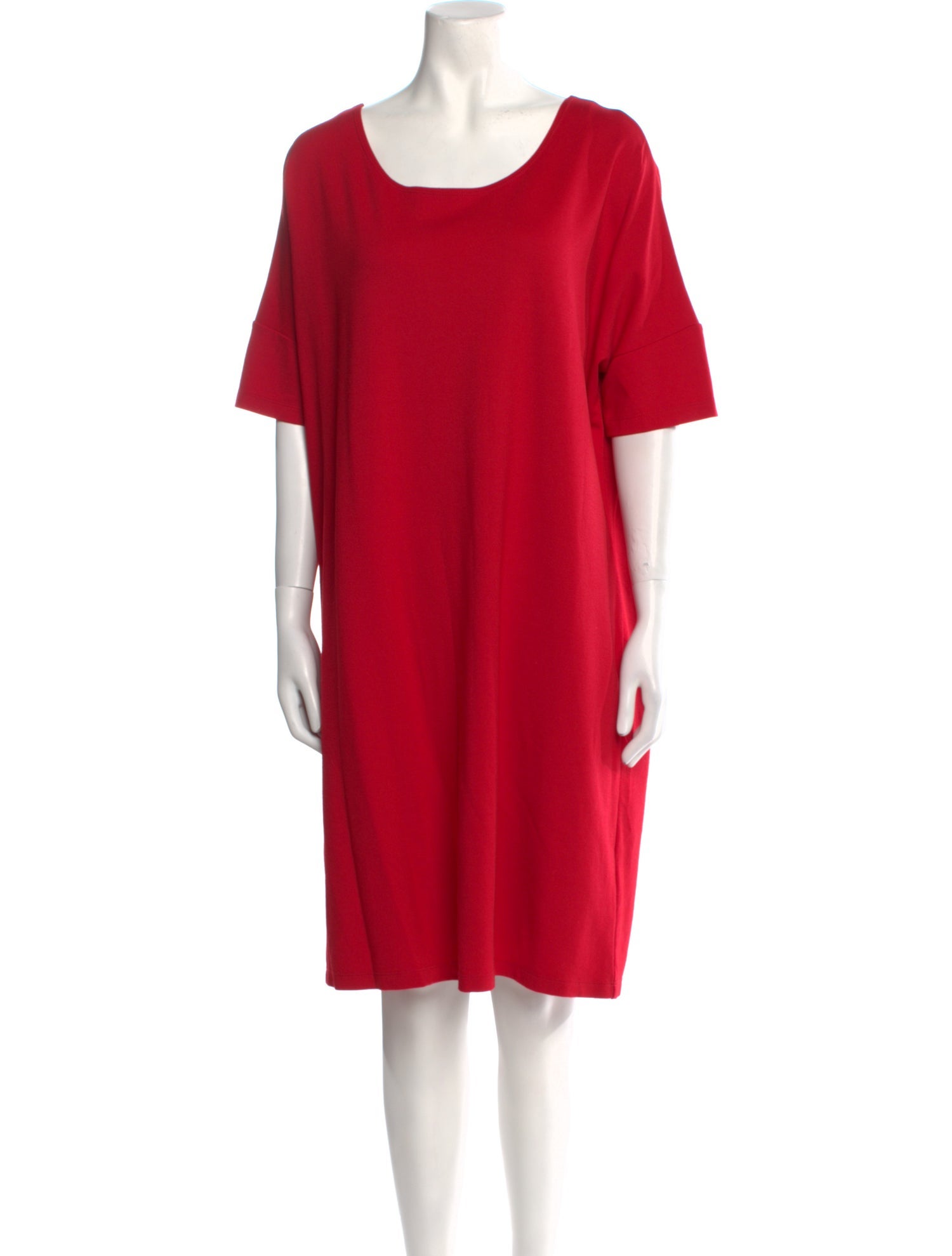 Hatch Scoop Neck Knee-Length Dress