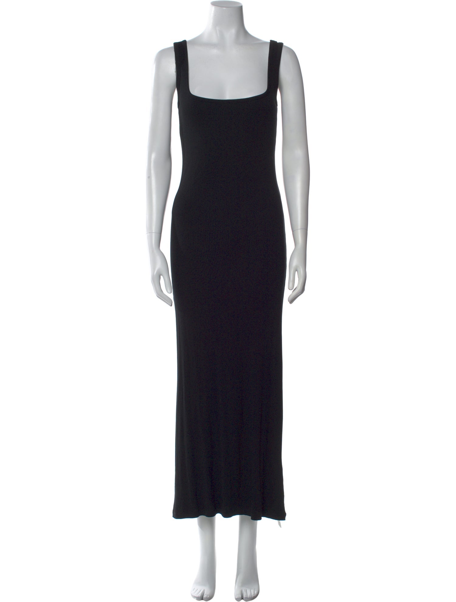 Hatch Square Neckline Long Dress