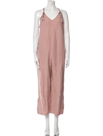 Hatch Linen V-Neck Jumpsuit