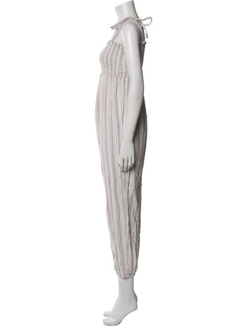 Hatch Striped Square Neckline Jumpsuit