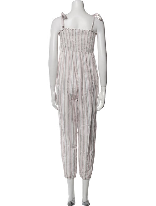 Hatch Striped Square Neckline Jumpsuit