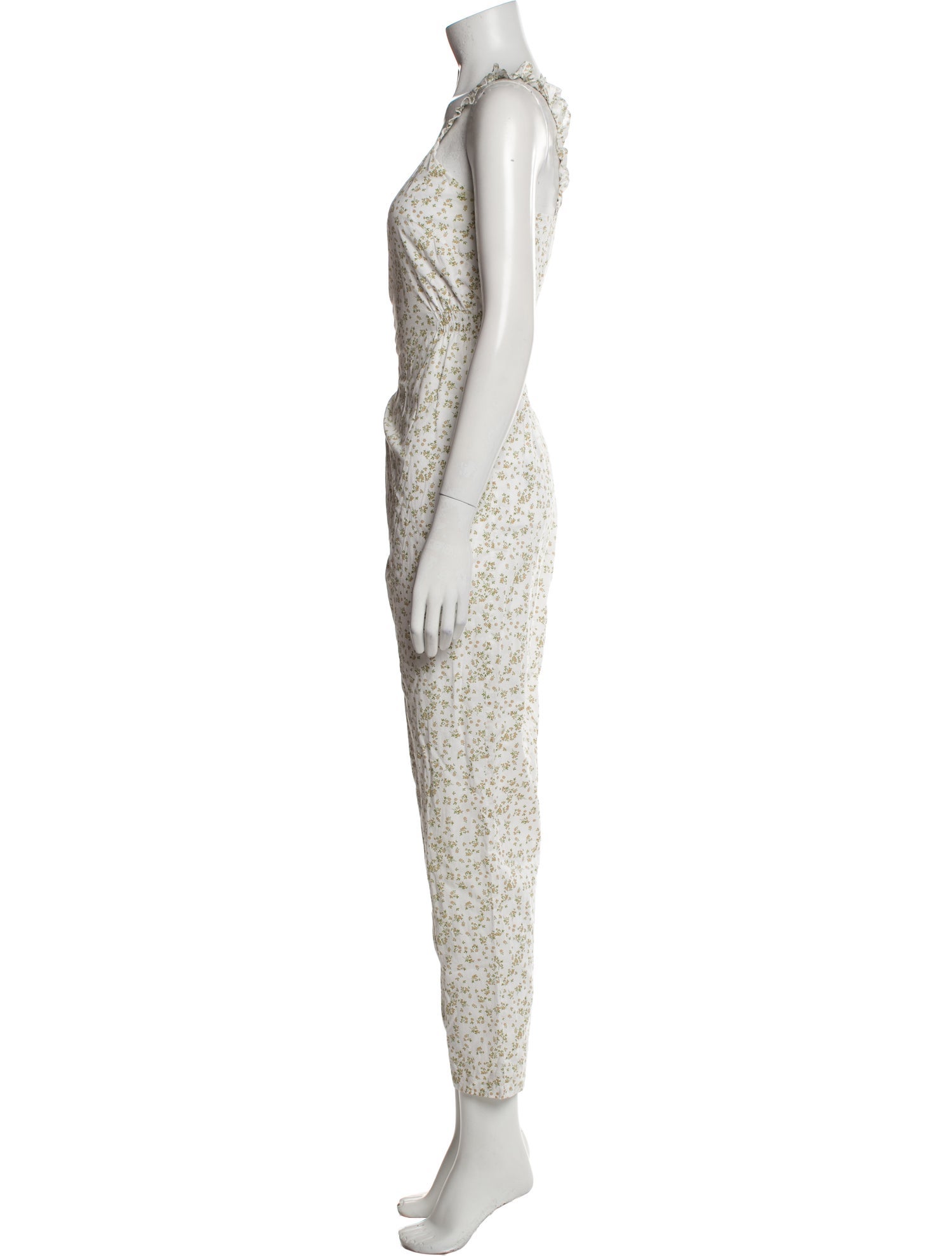 Hatch Floral Print Scoop Neck Jumpsuit