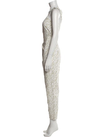 Hatch Floral Print Scoop Neck Jumpsuit