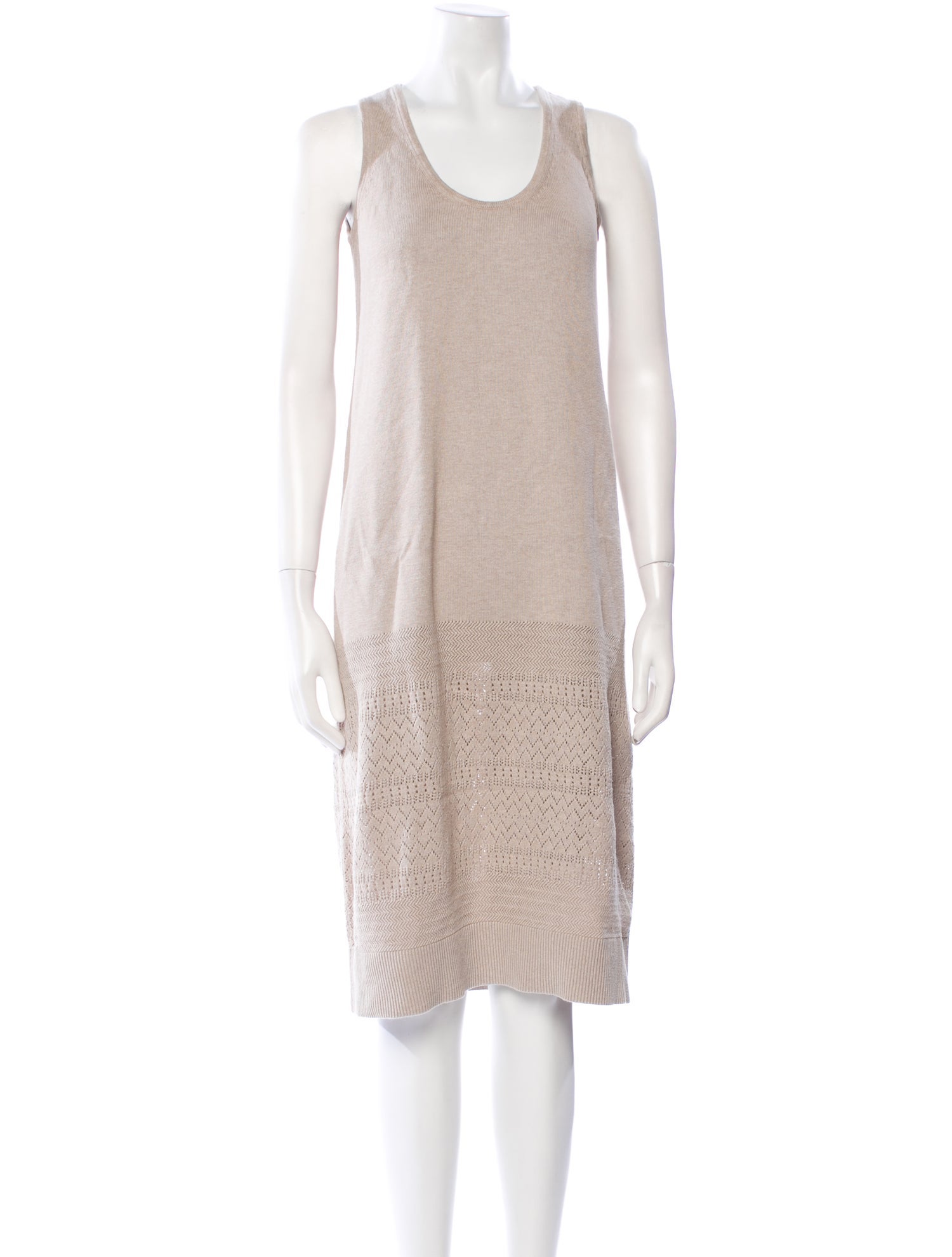 Hatch Scoop Neck Knee-Length Dress