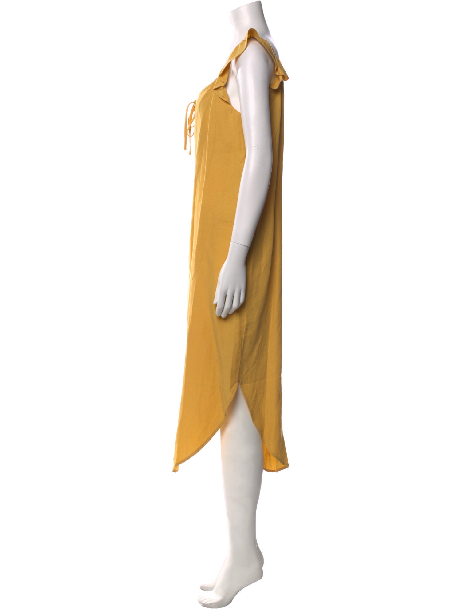 Hatch Square Neckline Long Dress