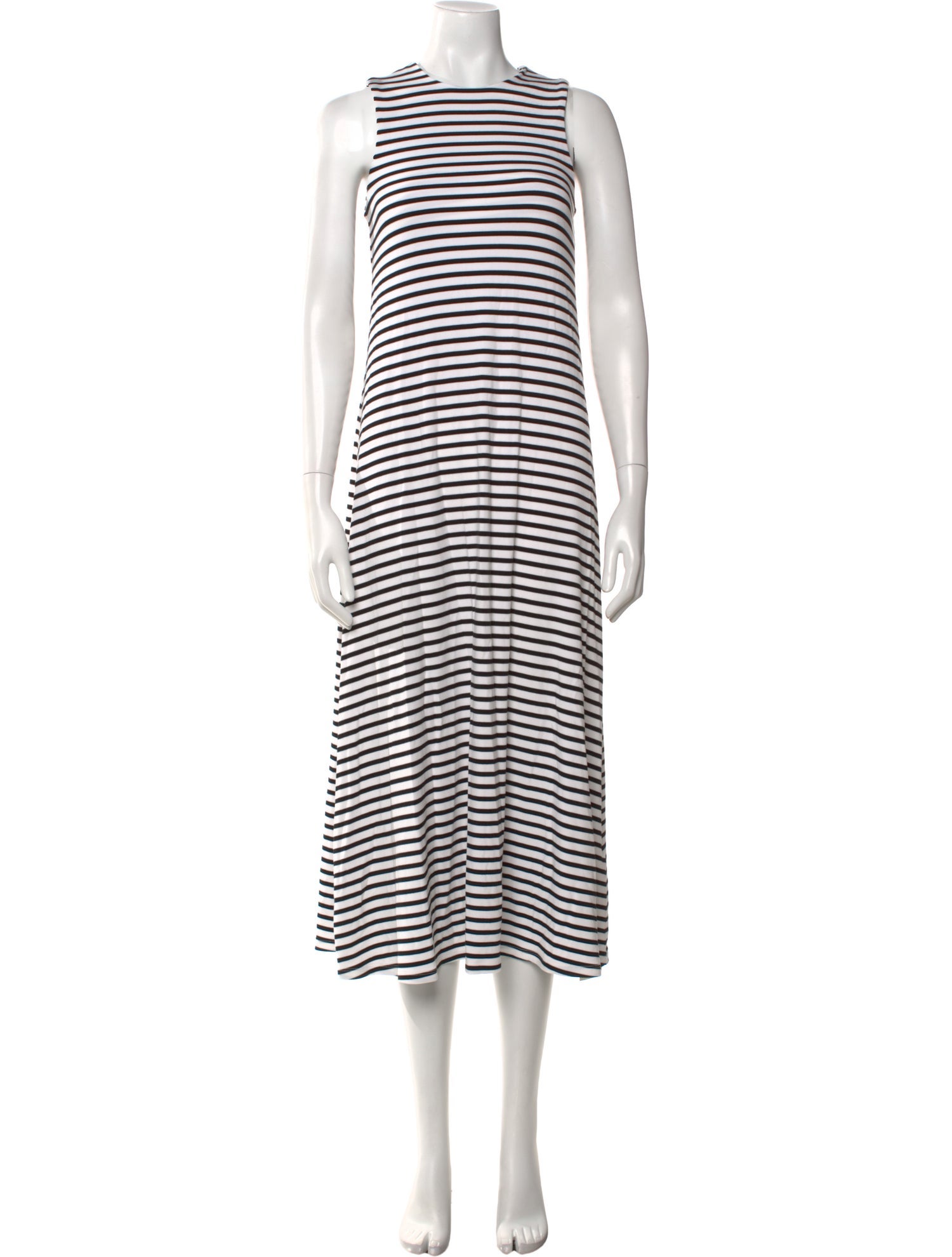 Hatch Striped Long Dress