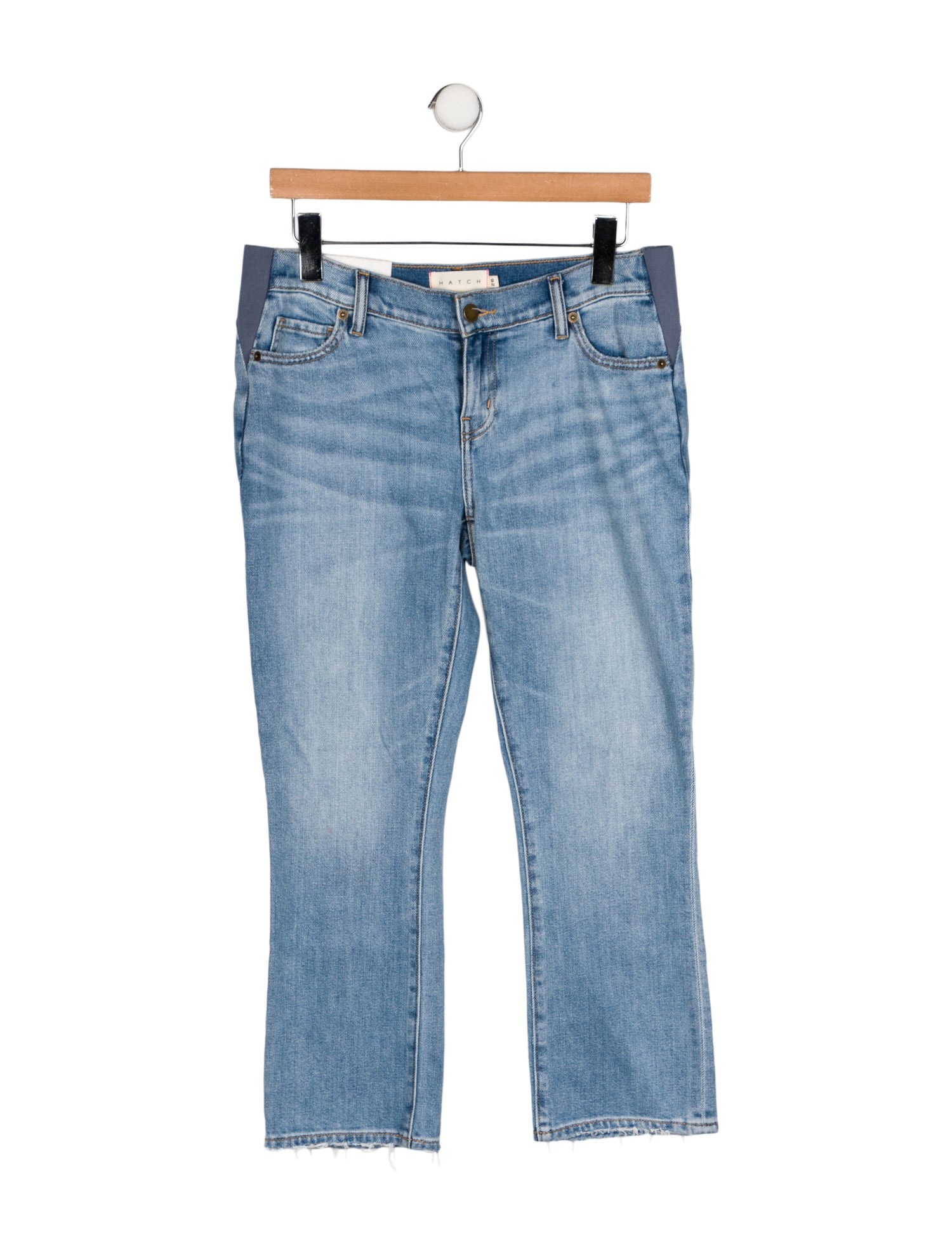 Hatch Mid-Rise Straight Leg Jeans