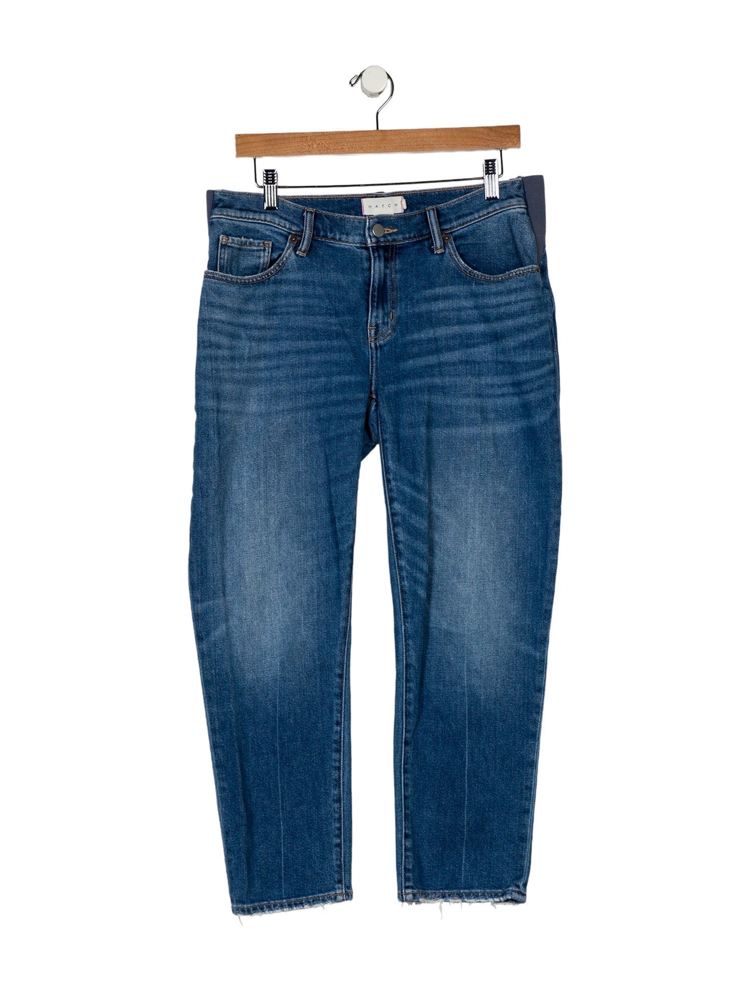 Hatch Mid-Rise Straight Leg Jeans