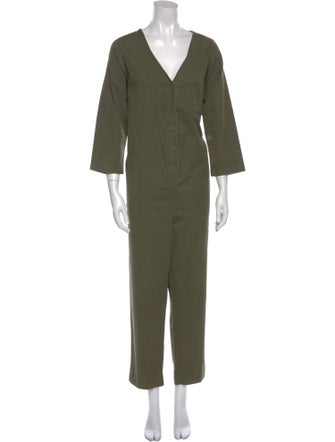 Hatch Plunge Neckline Jumpsuit