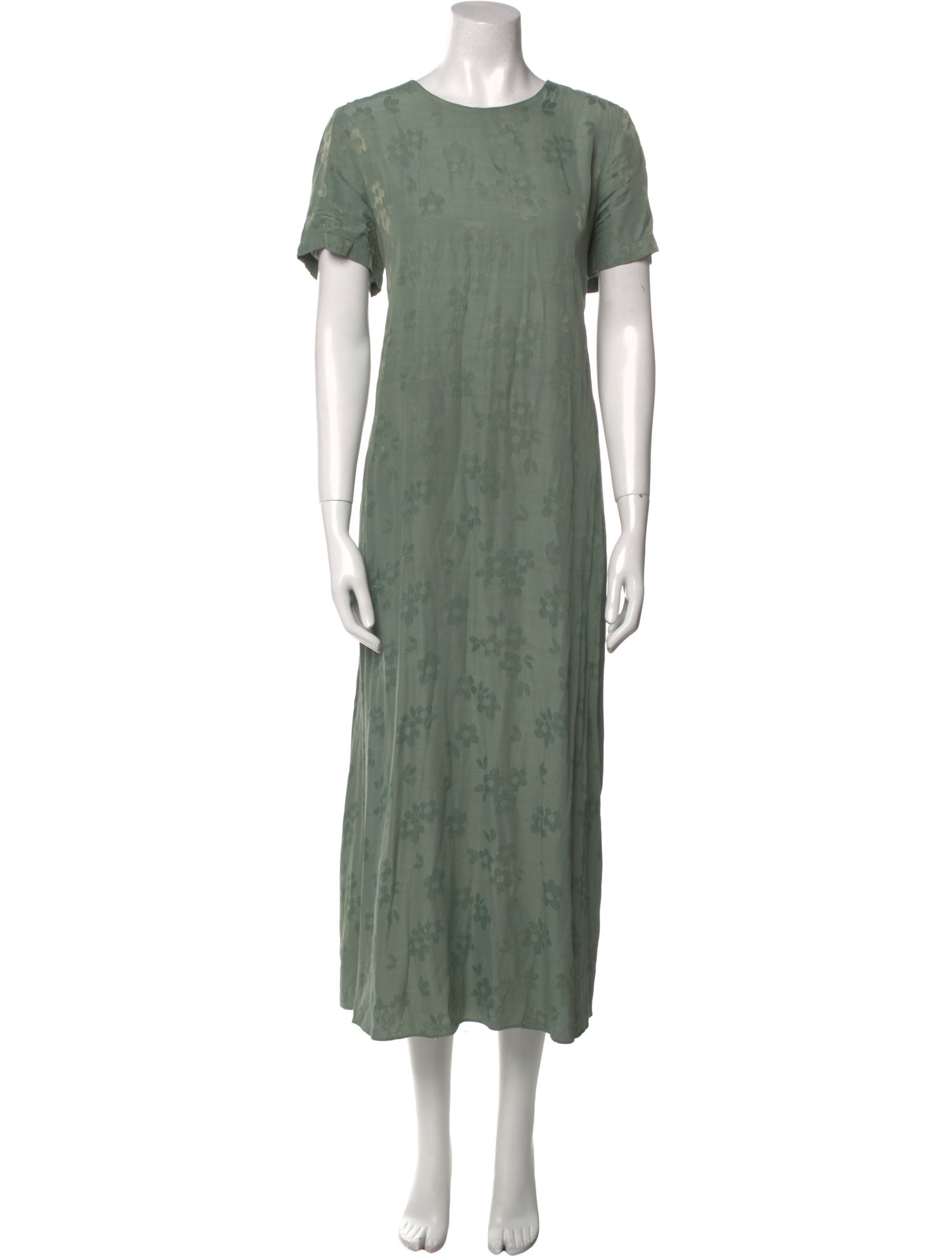 Hatch Crew Neck Long Dress