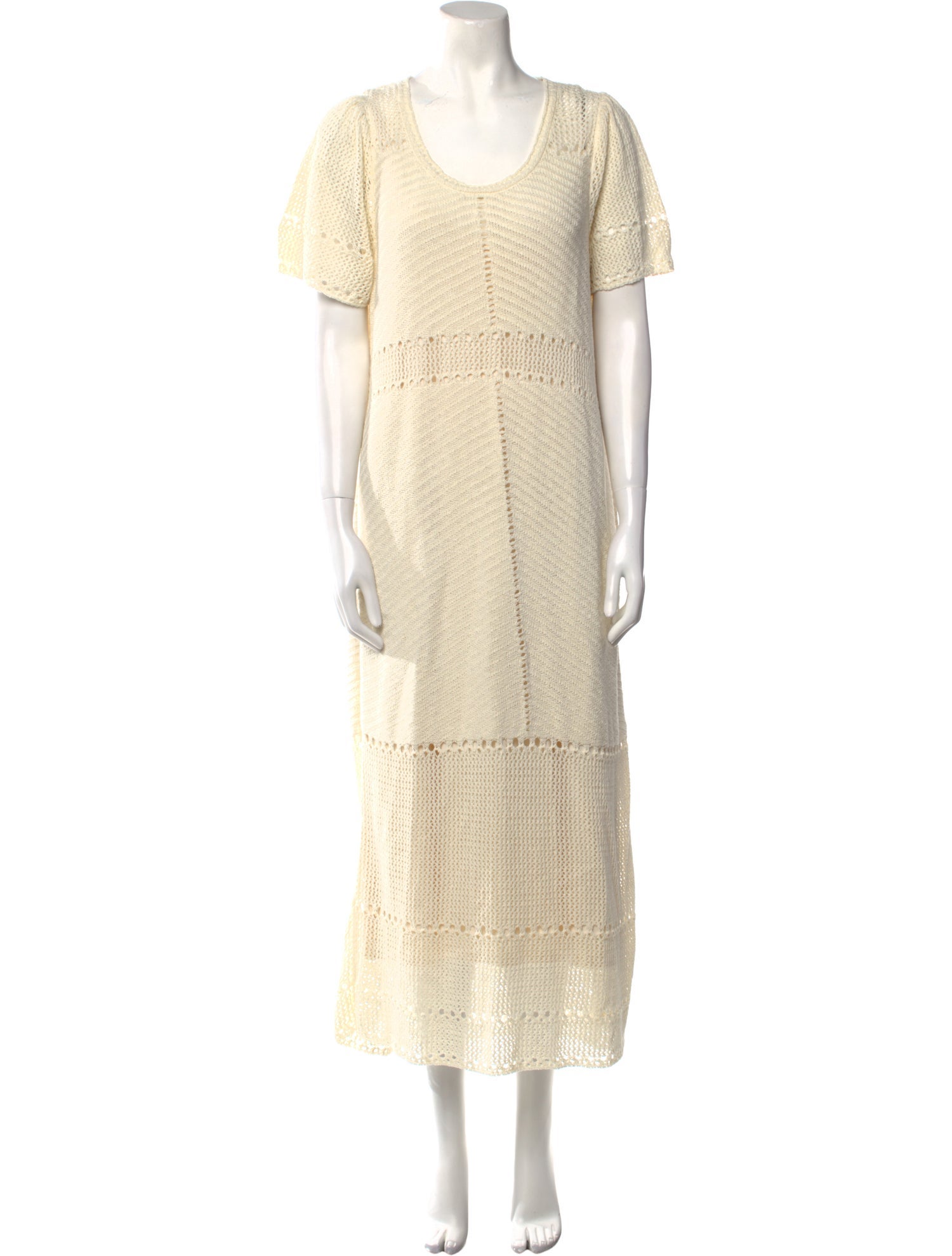 Hatch Scoop Neck Long Dress