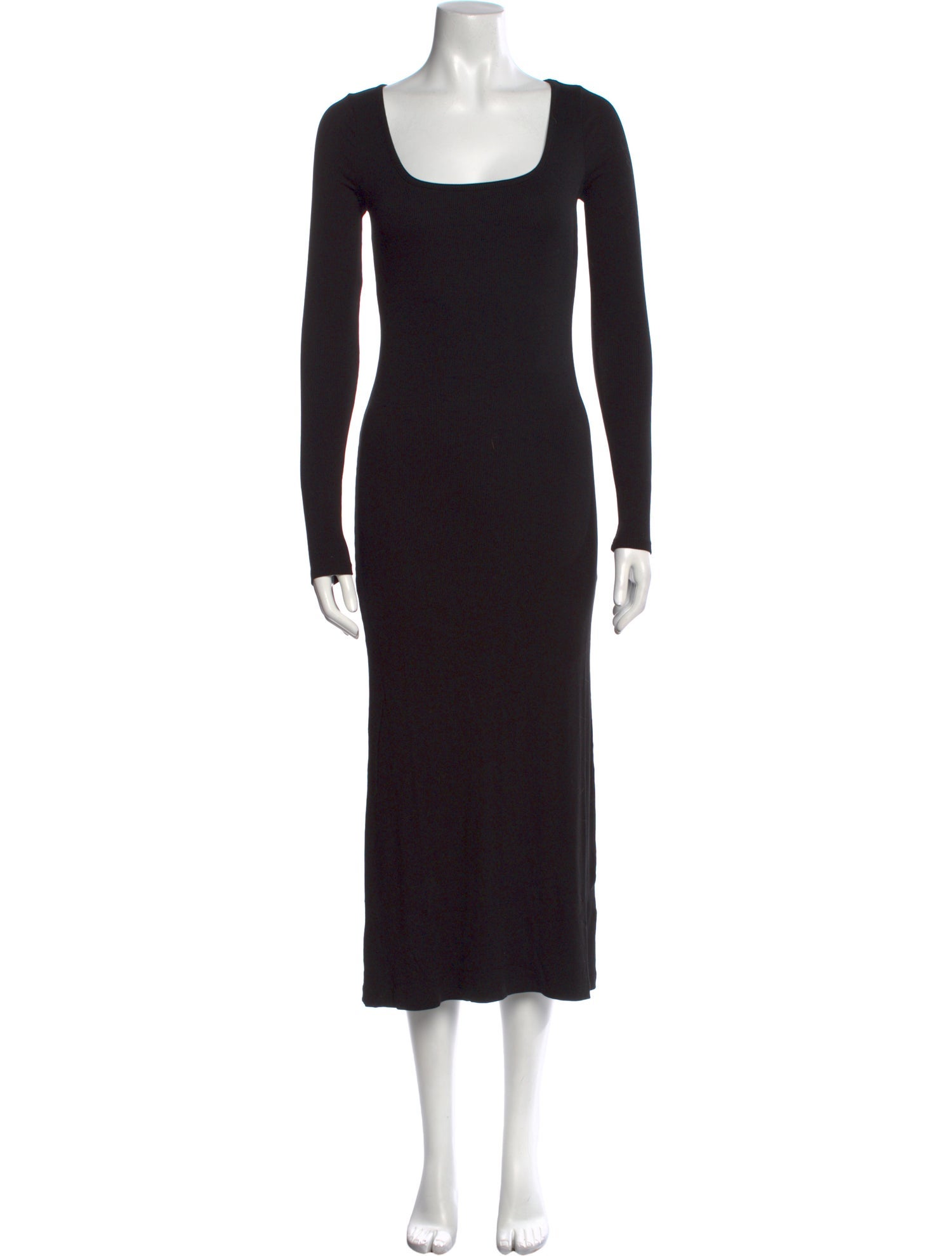 Hatch Square Neckline Midi Length Dress
