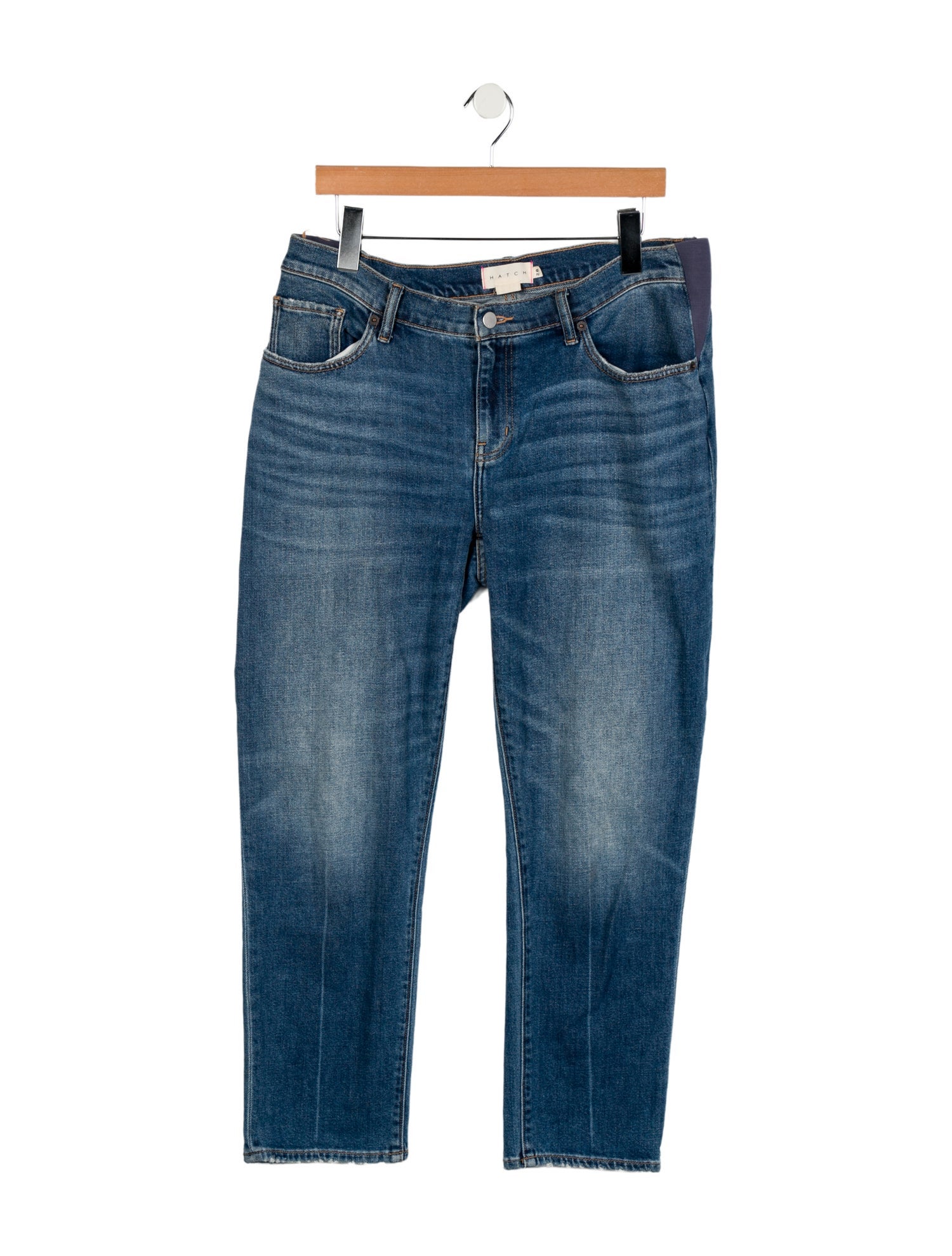 Hatch Mid-Rise Straight Leg Jeans