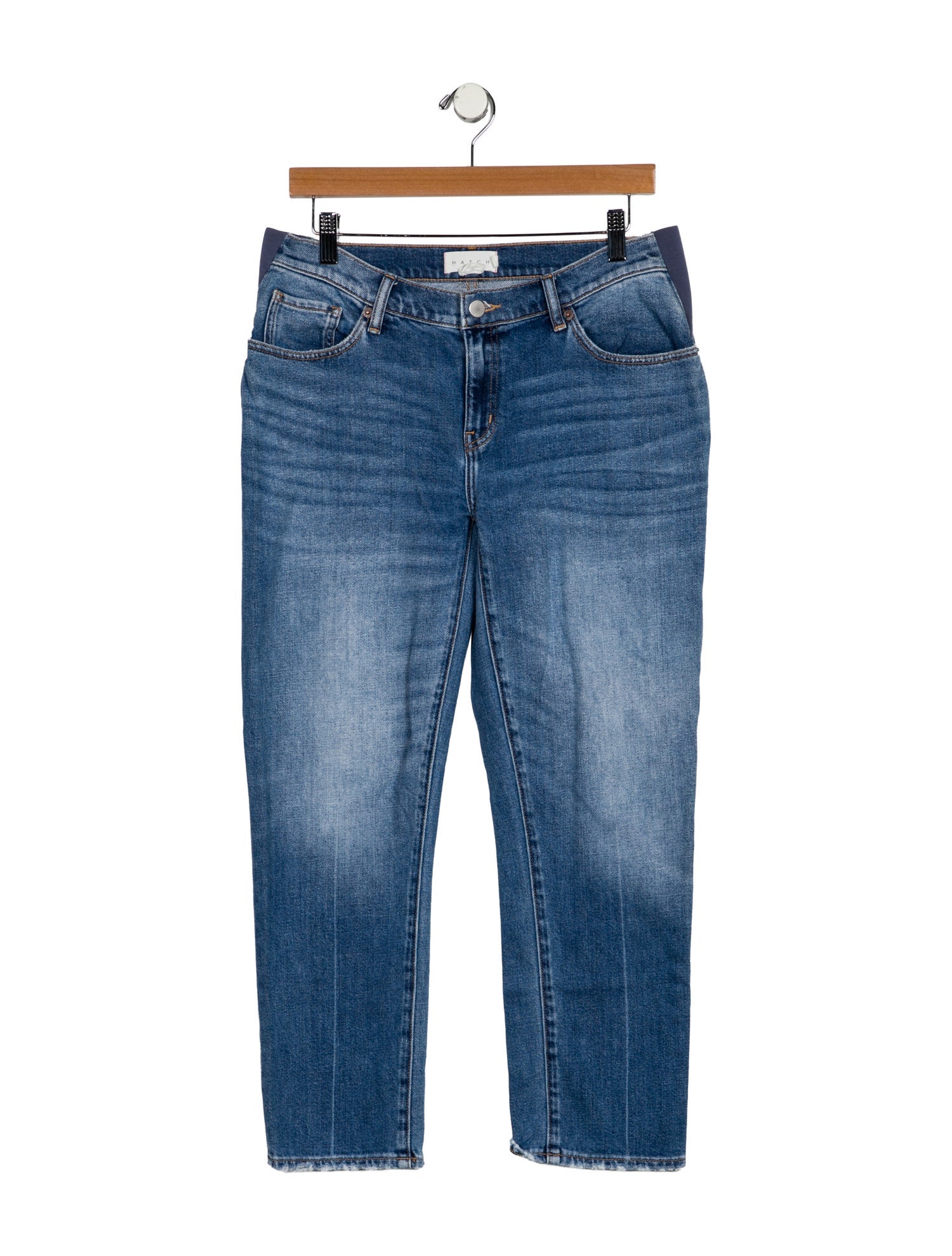 Hatch Mid-Rise Straight Leg Jeans