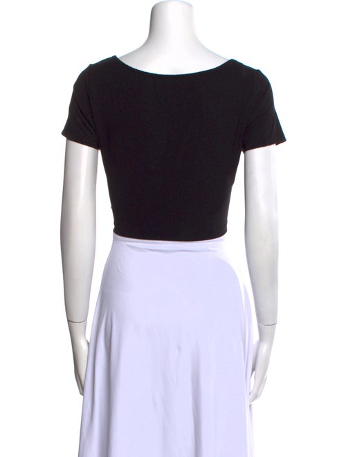 Hatch Scoop Neck Short Sleeve Crop Top