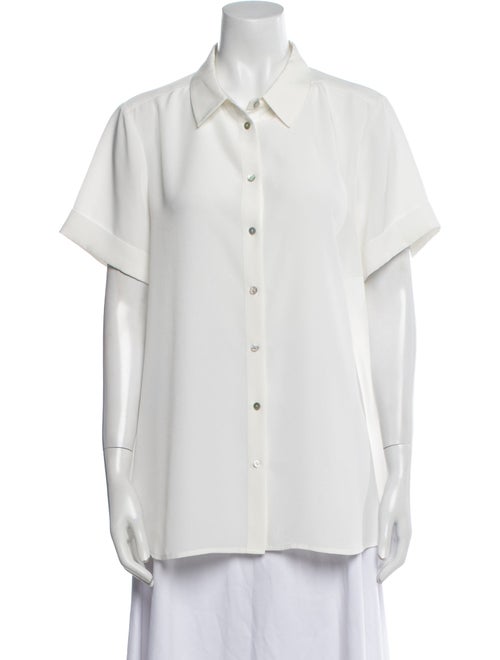 Hatch Short Sleeve Button-Up Top