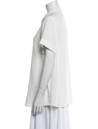 Hatch Short Sleeve Button-Up Top