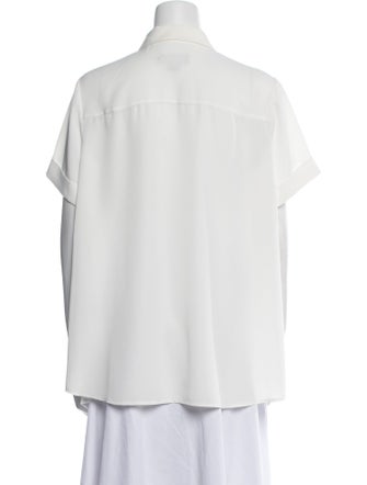 Hatch Short Sleeve Button-Up Top