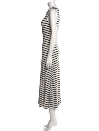 Hatch Striped Midi Length Dress