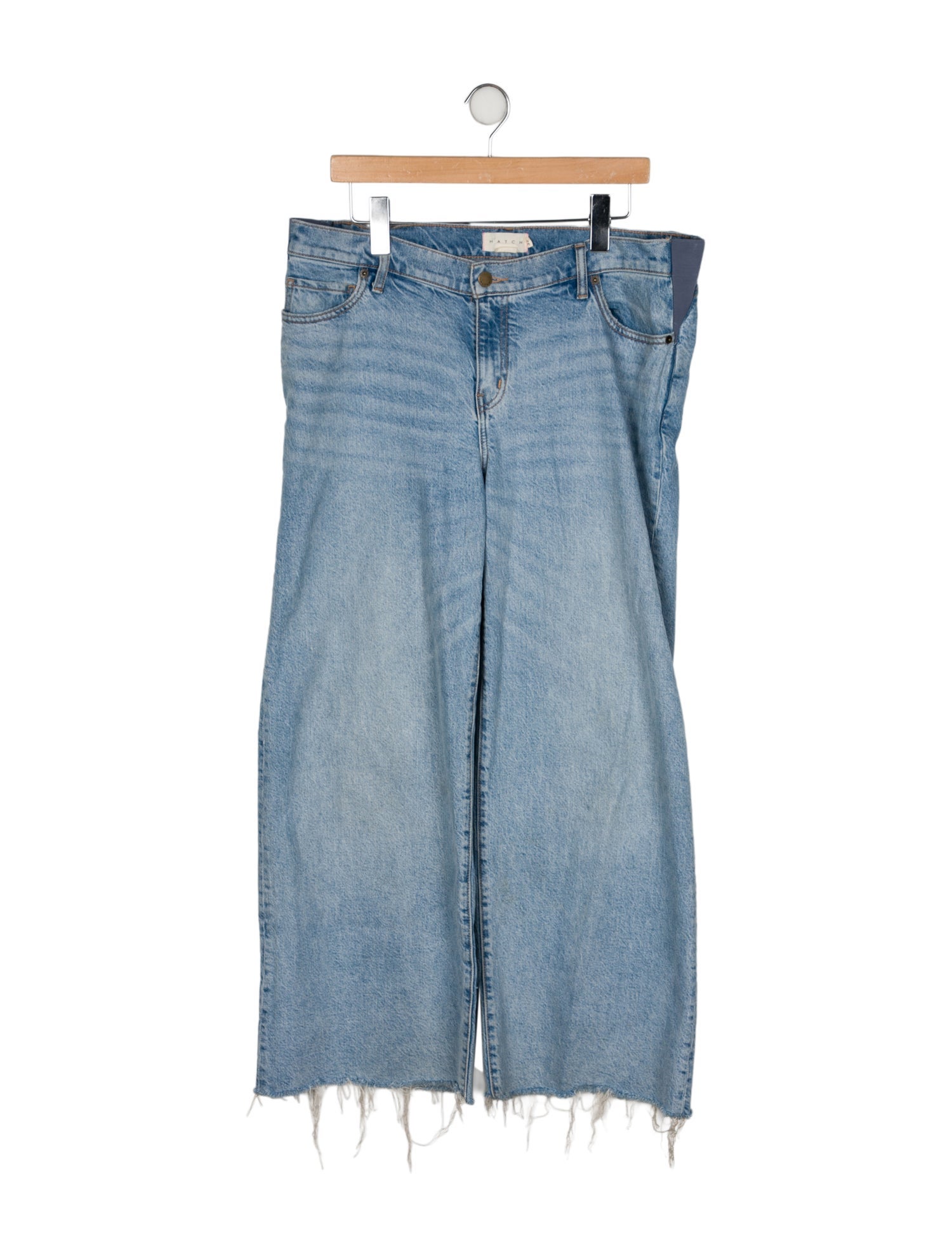 Hatch Mid-Rise Wide Leg Jeans