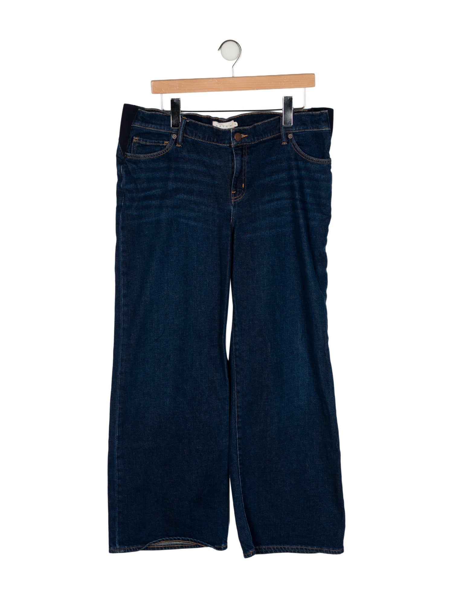 Hatch Mid-Rise Wide Leg Jeans